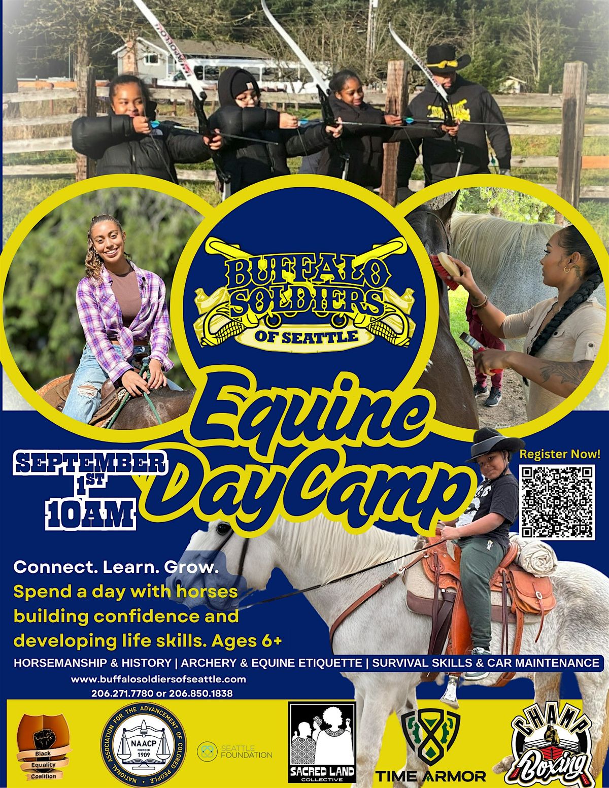 Buffalo Soldiers of Seattle Equine Day Camp