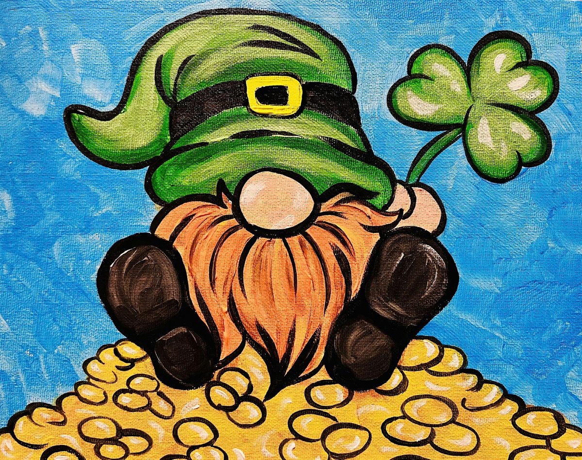 Kids St. Patty Gnome Paint Night