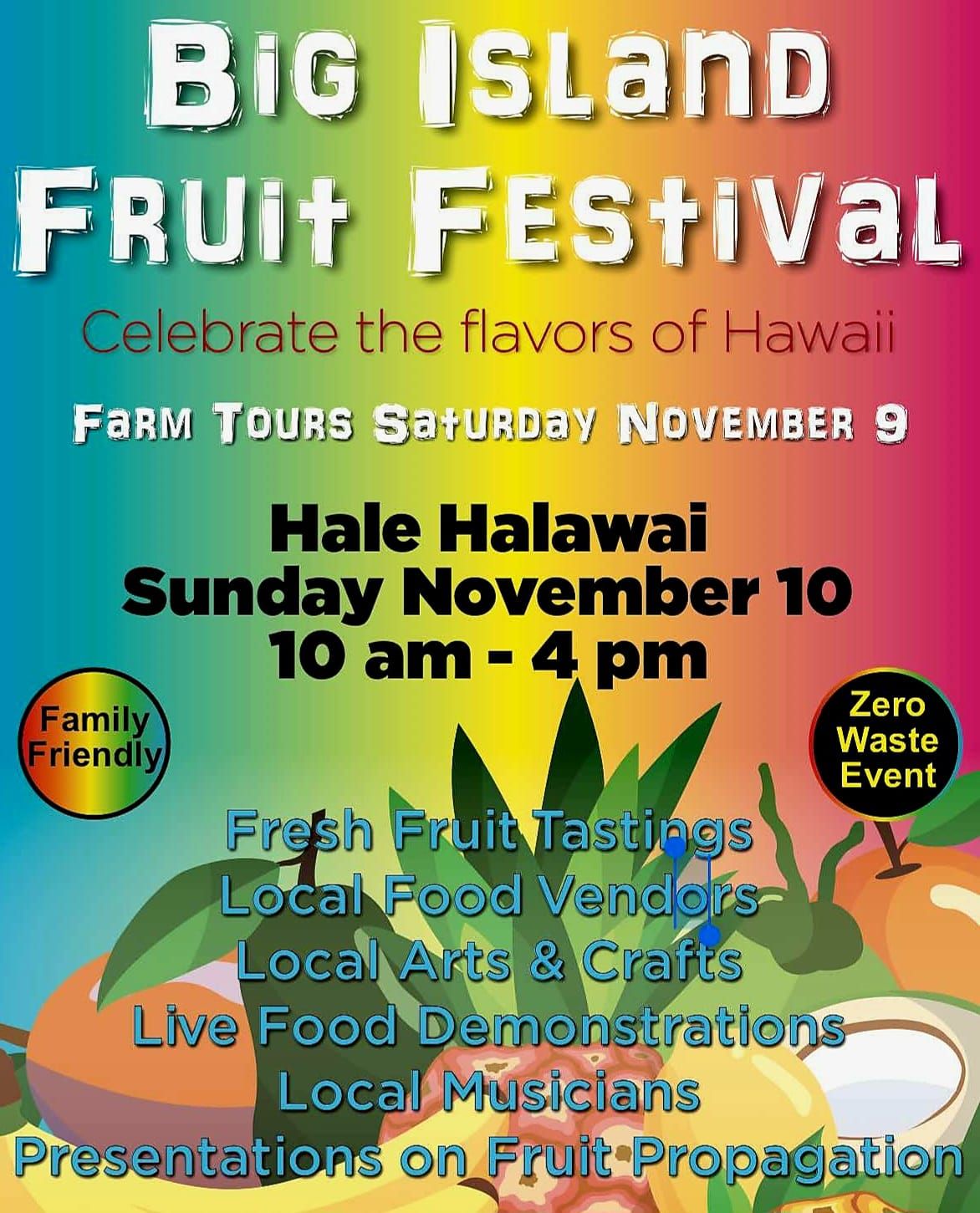 Big Island Hawaii Fruit Festival