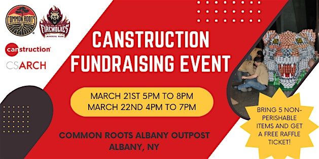 CANstruction Fundraising Event @ Common Roots Albany Outpost