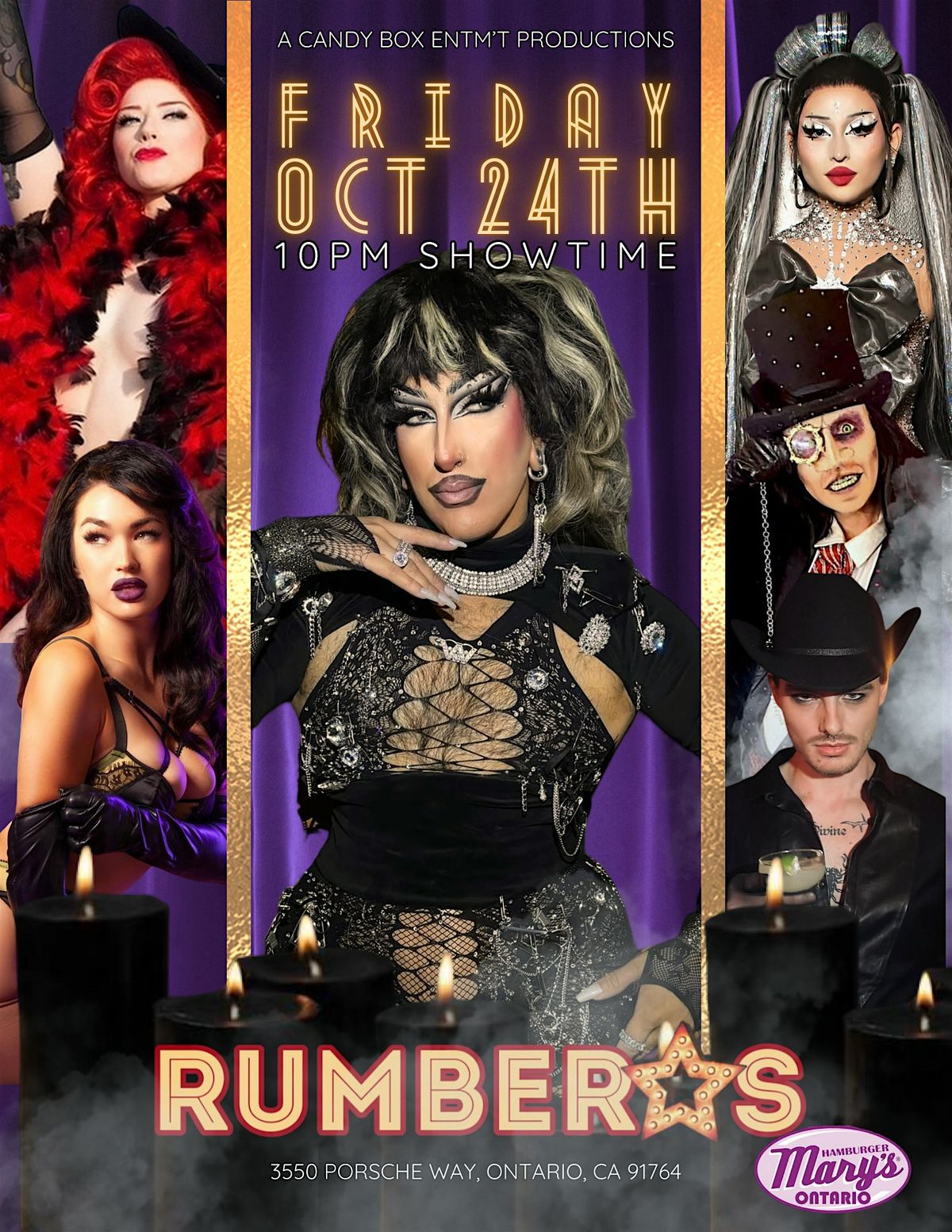 Burlesque, Drag, Special Acts Halloween Special Dinner and Show!