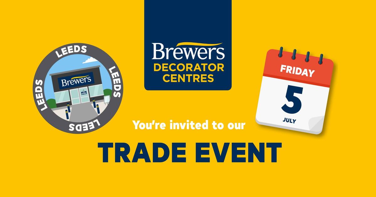 Trade Event at Brewers Decorator Centres Leeds