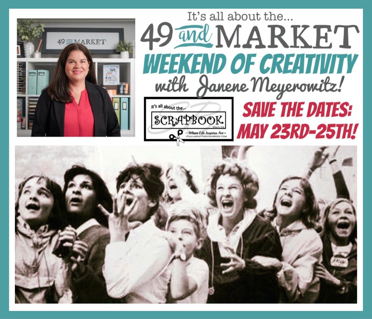 49 and Market Weekend of Creativity - SAVE THE DATES!