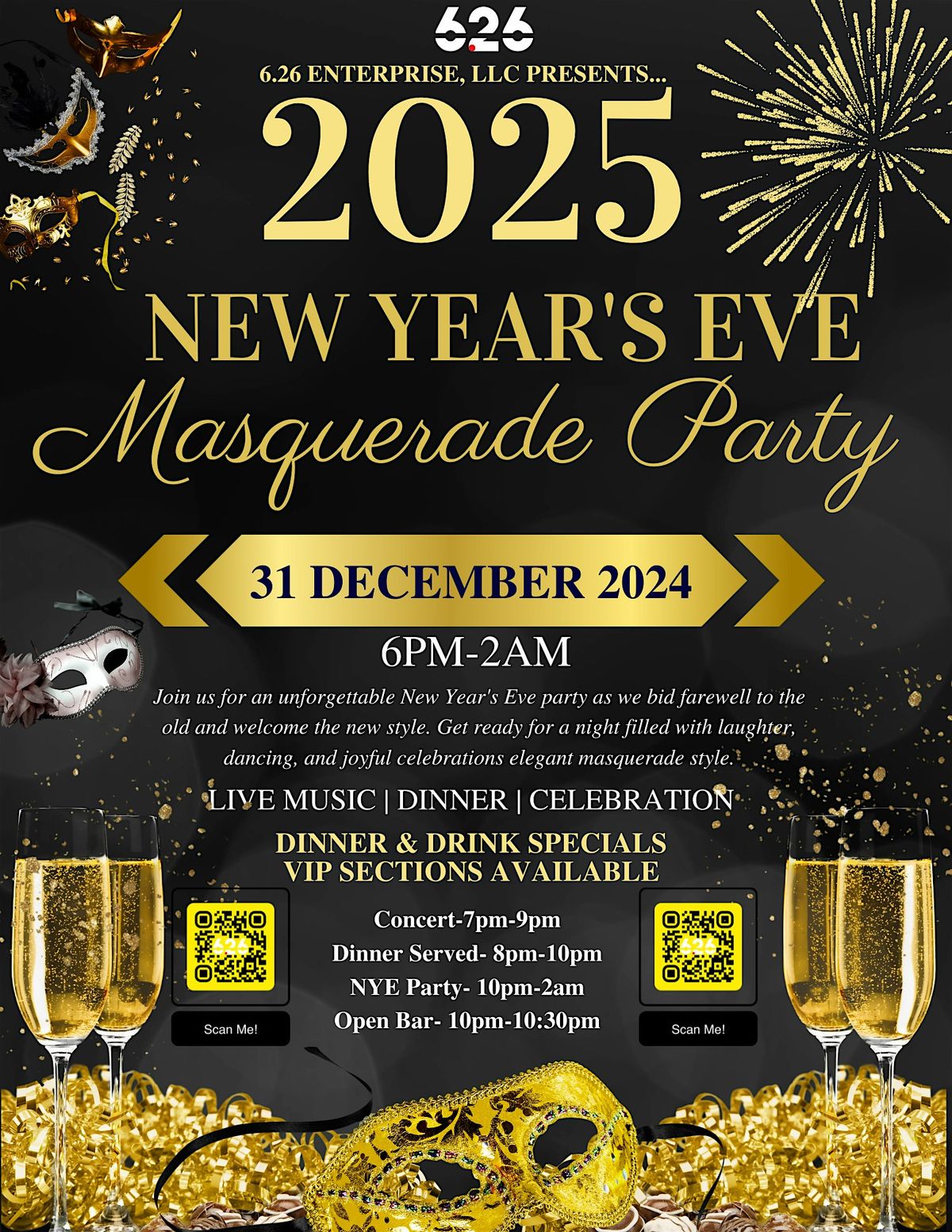 6.26 Enterprise Presents... New Years Eve Party