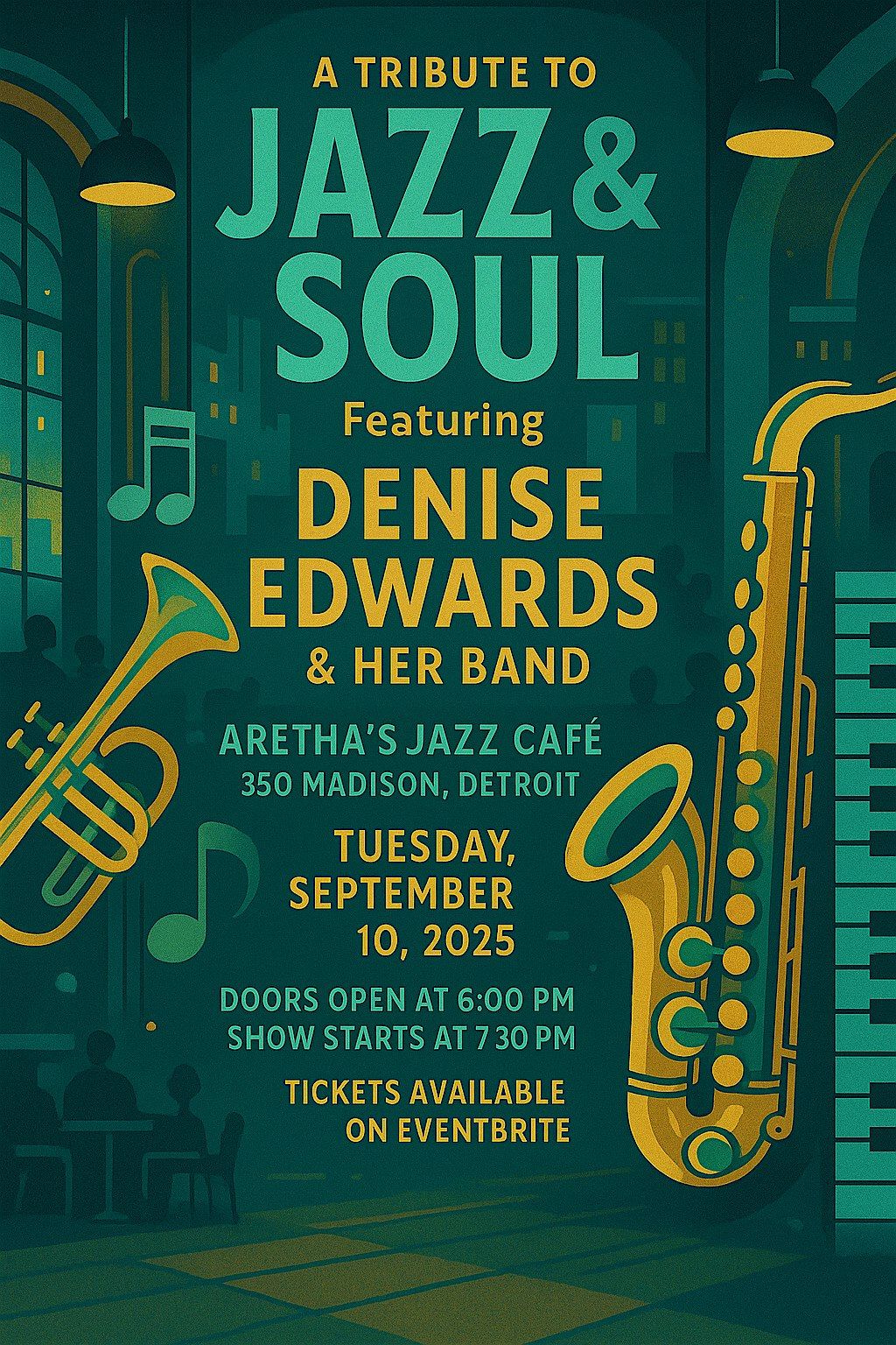 A Tribute to Jazz & Soul ft Denise Edwards