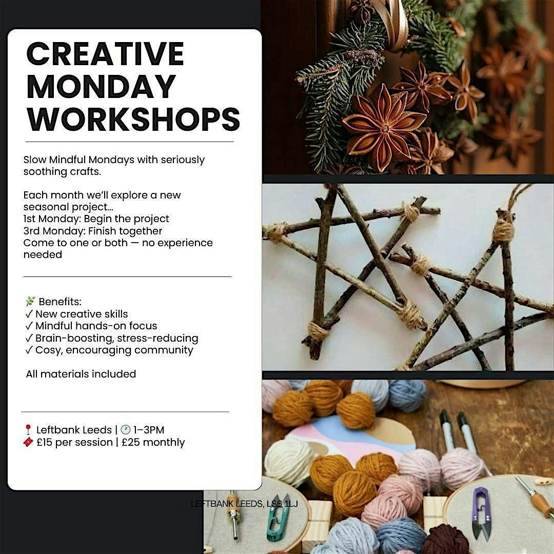 Creative Monday Workshops