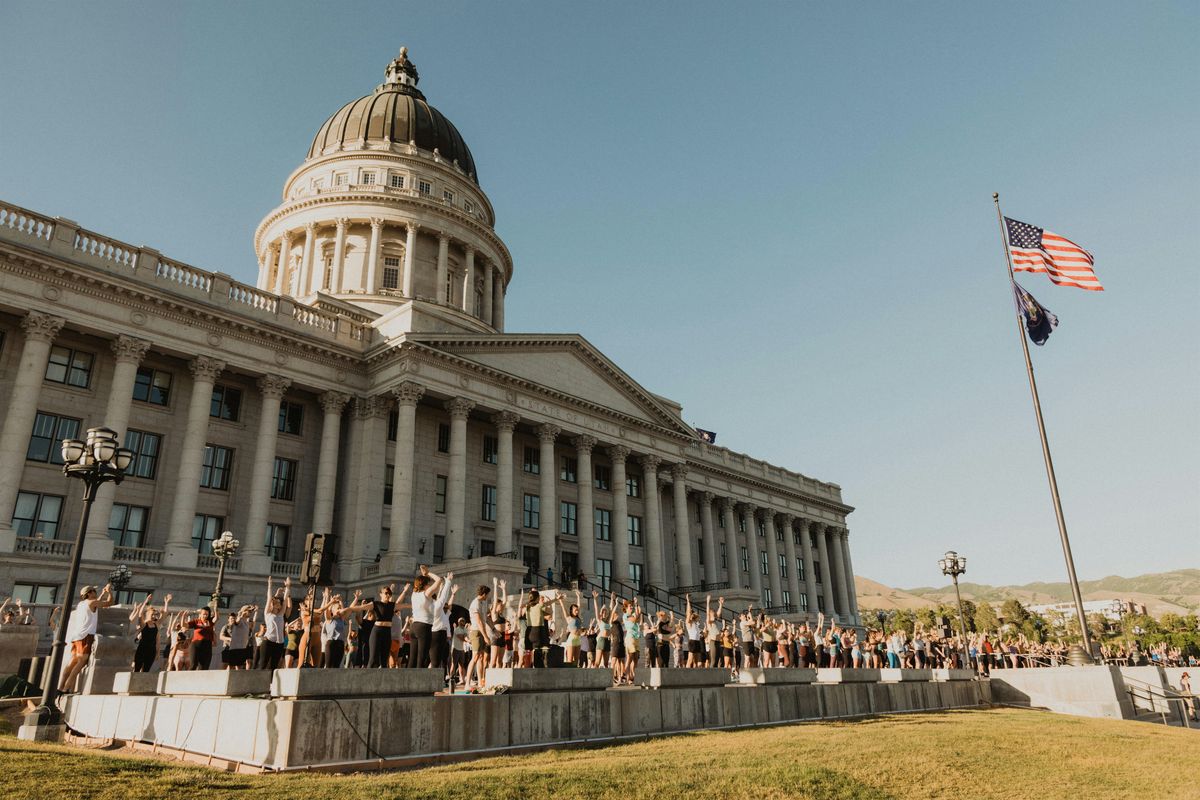 STATE OF MIND|| a cOMmunity event || Yoga at the Capitol