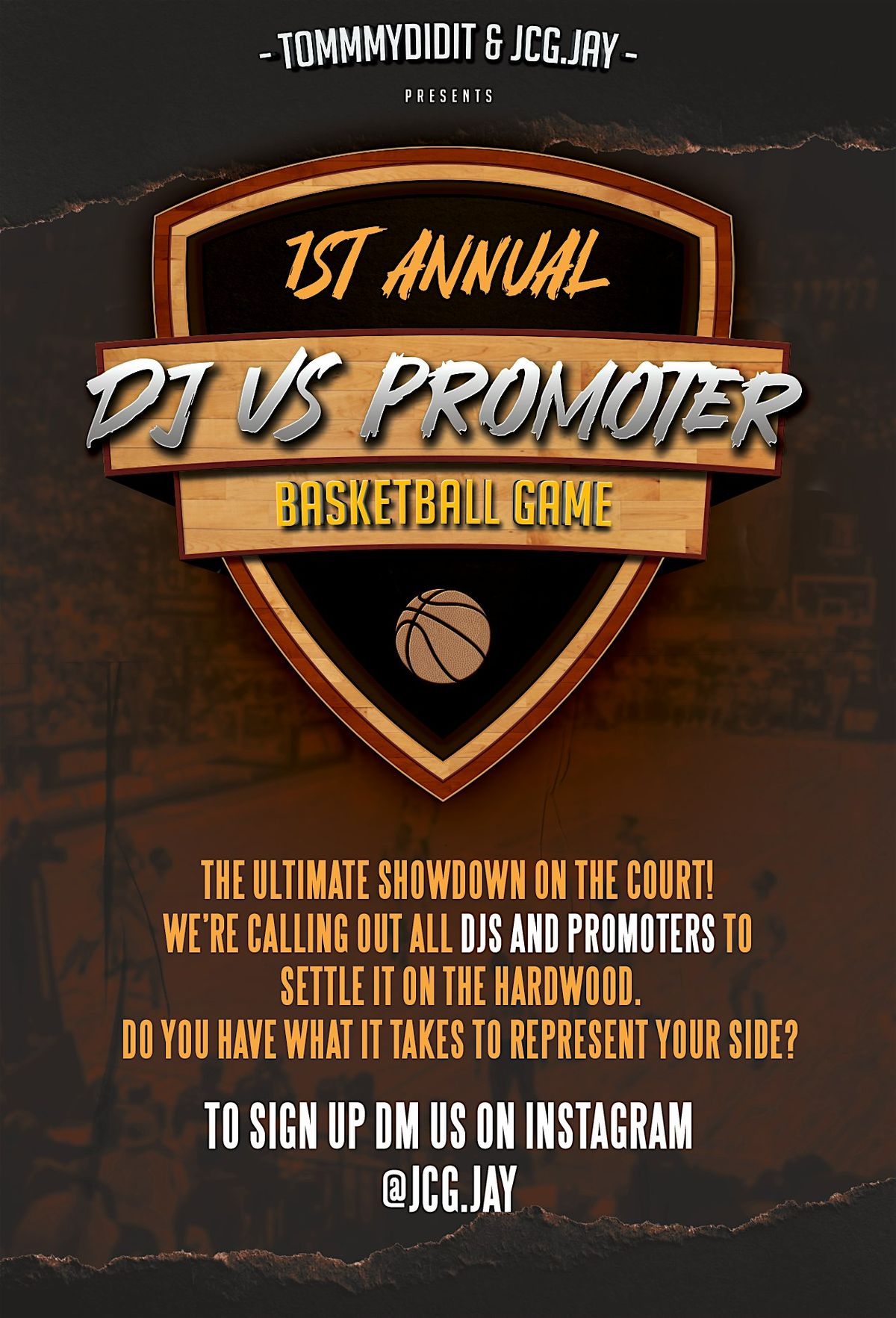 1st Annual DJ Vs Promoter Basketball Game