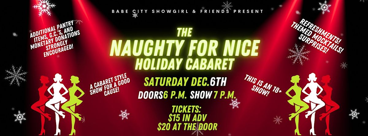 The Naughty for Nice Holiday Cabaret Fundraiser