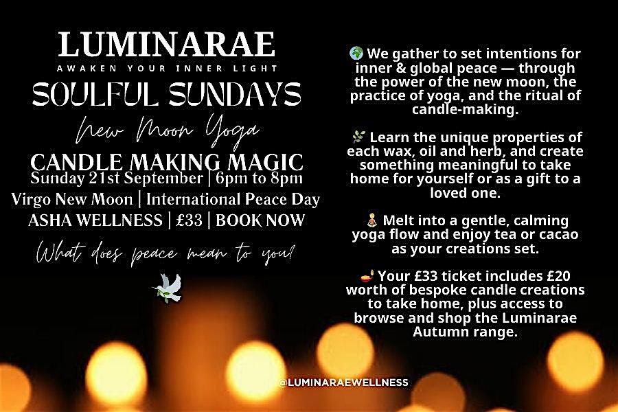 Soulful Sundays: Candle Making and Yoga Class