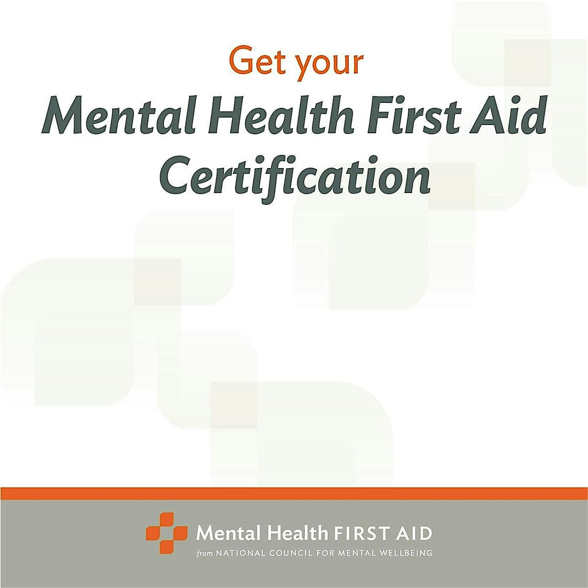 Mental Health First Aid for Adults