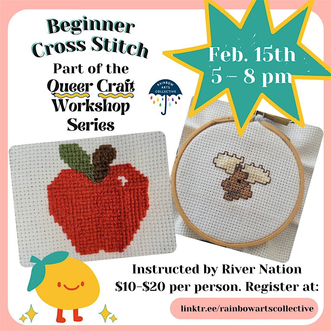 Beginner Cross Stitch Workshop with River