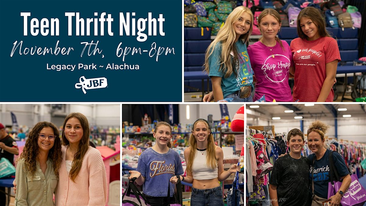 JBF Teen Thrift Night