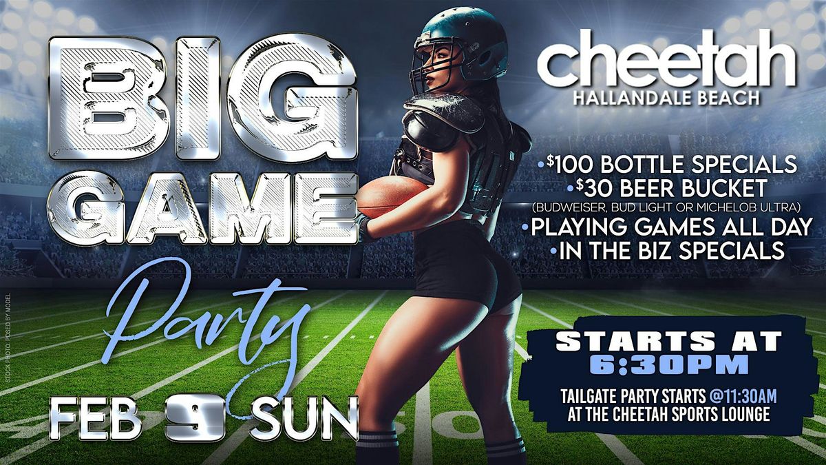 The Big Game Party at Cheetah Hallandale