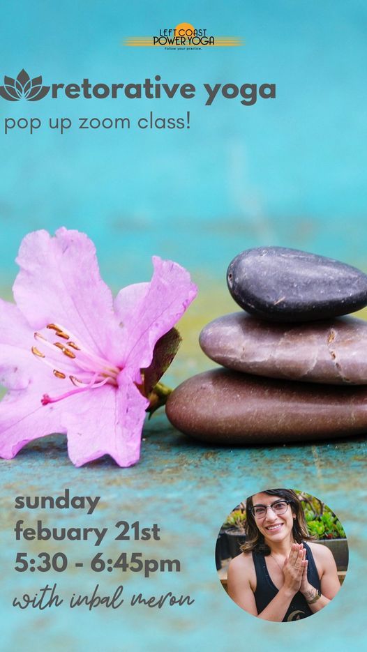 Restorative Yoga with Inbal M - Pop Up Class