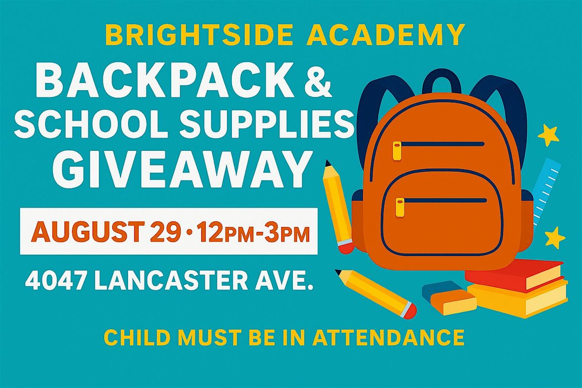 Bookbag & School Supplies Giveaway