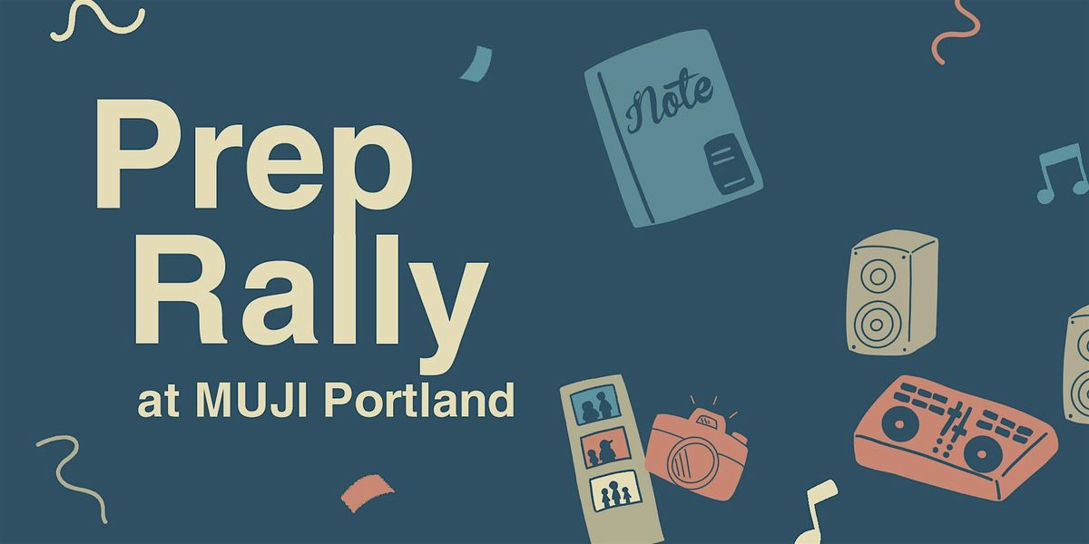 Prep Rally at MUJI Portland