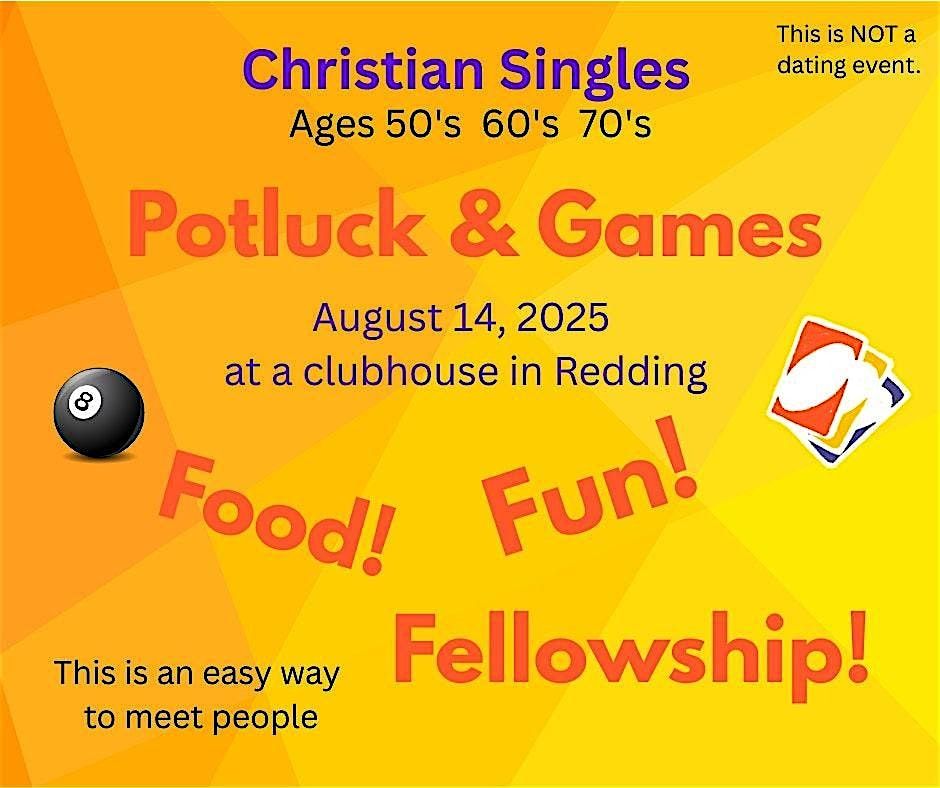 Christian Singles Potluck & Game Night