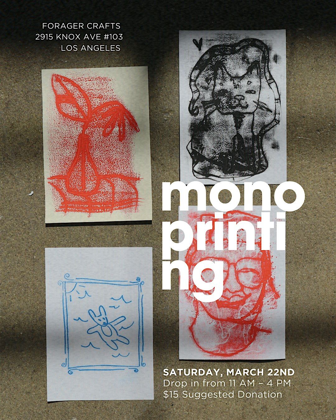 Intro to Monoprinting (Drop-In Community Event!)