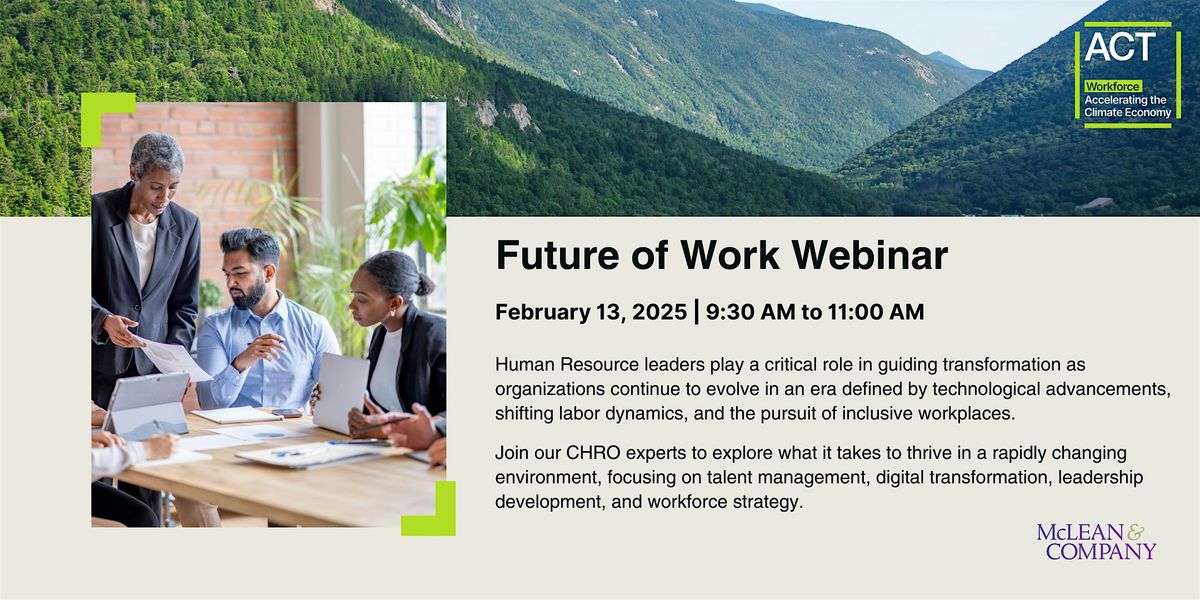 Future of Work Webinar