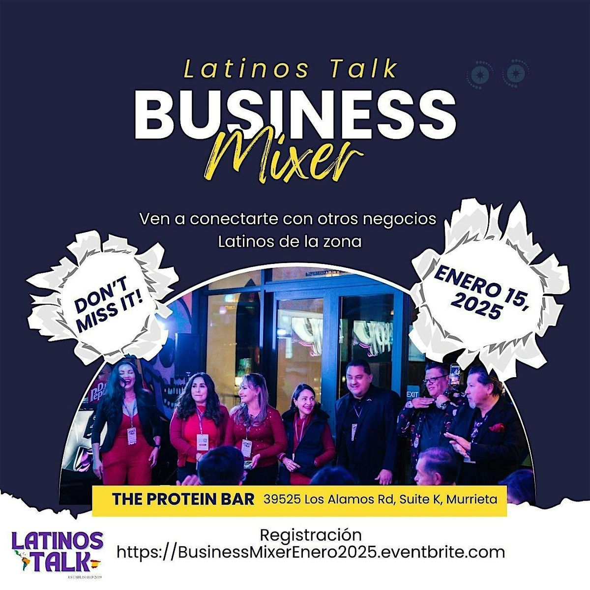 Latinos Talk Business Mixer Enero 2025