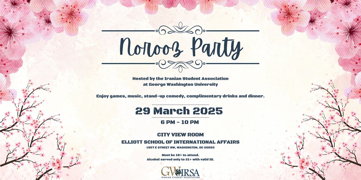 Norooz Party by GW Iranian Student Association (IRSA)