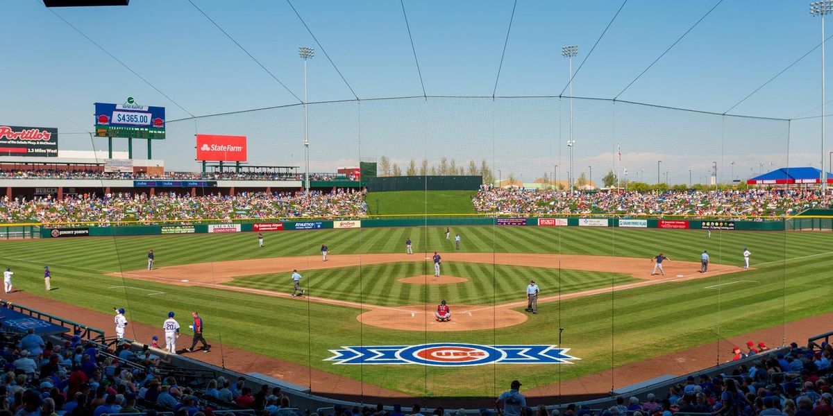 Spring Training - Los Angeles Angels at Chicago Cubs