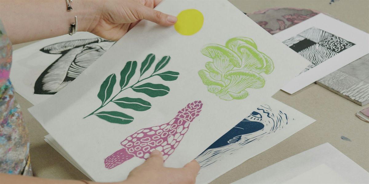 Intro to Lino Block Printing with DC Artist Rose Jaffe