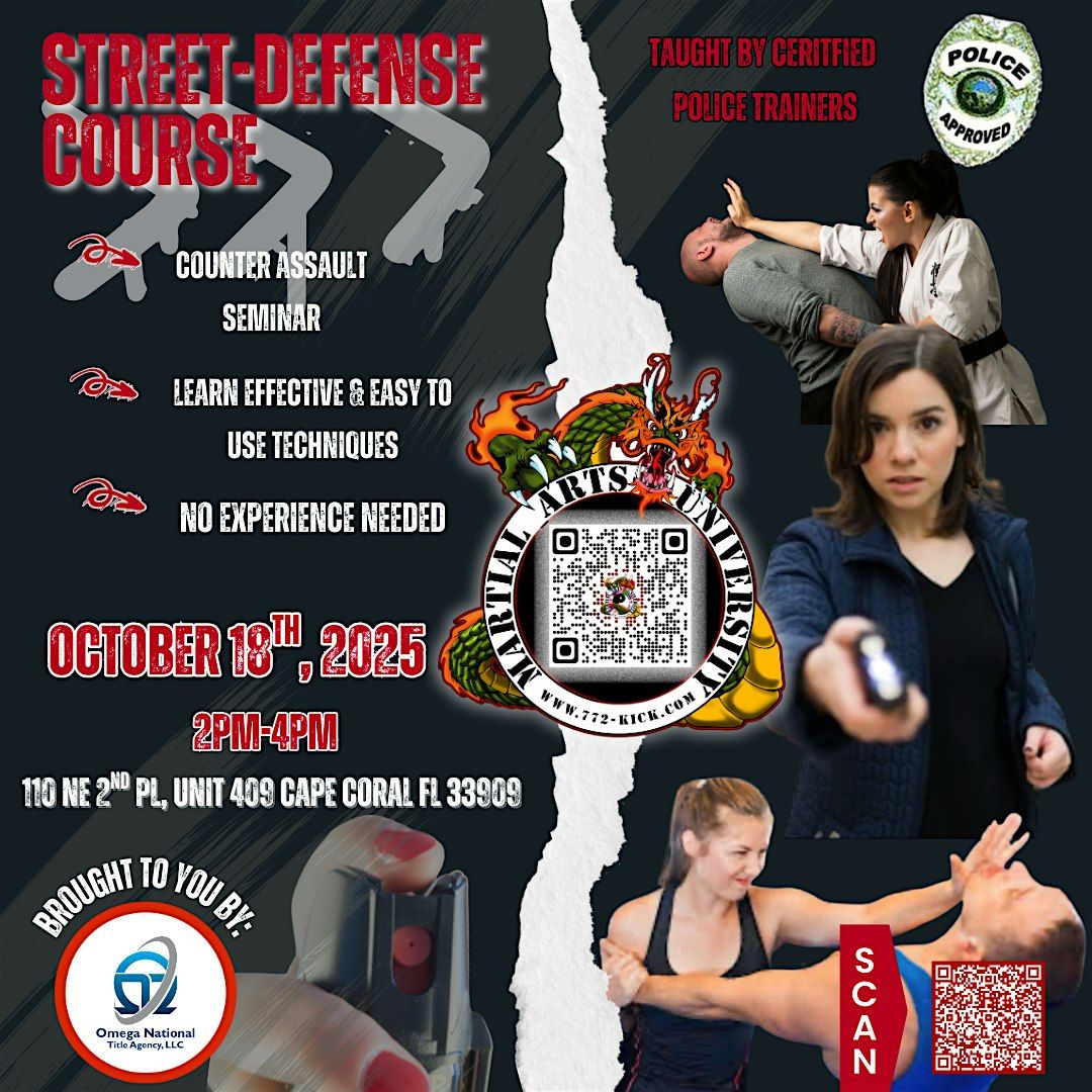 Street Self Defense  Brought to you by Omega National Title