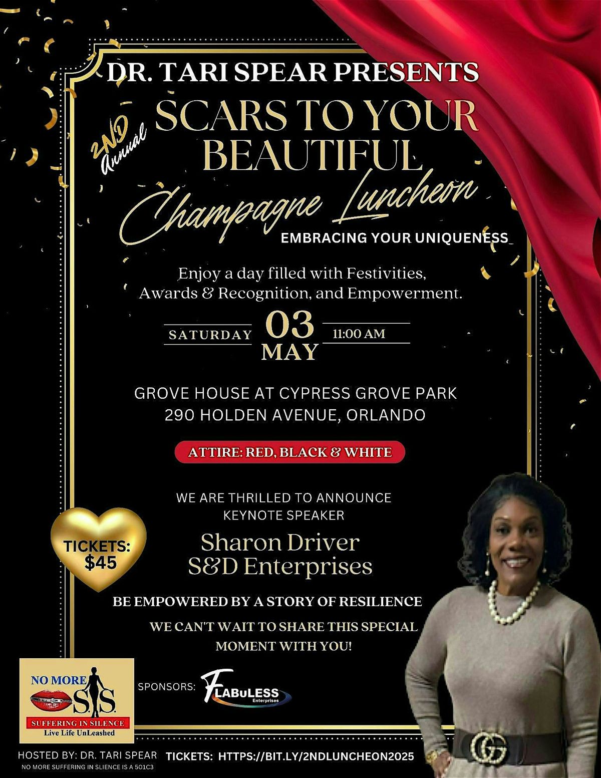 Scars To Your Beautiful Champagne Luncheon