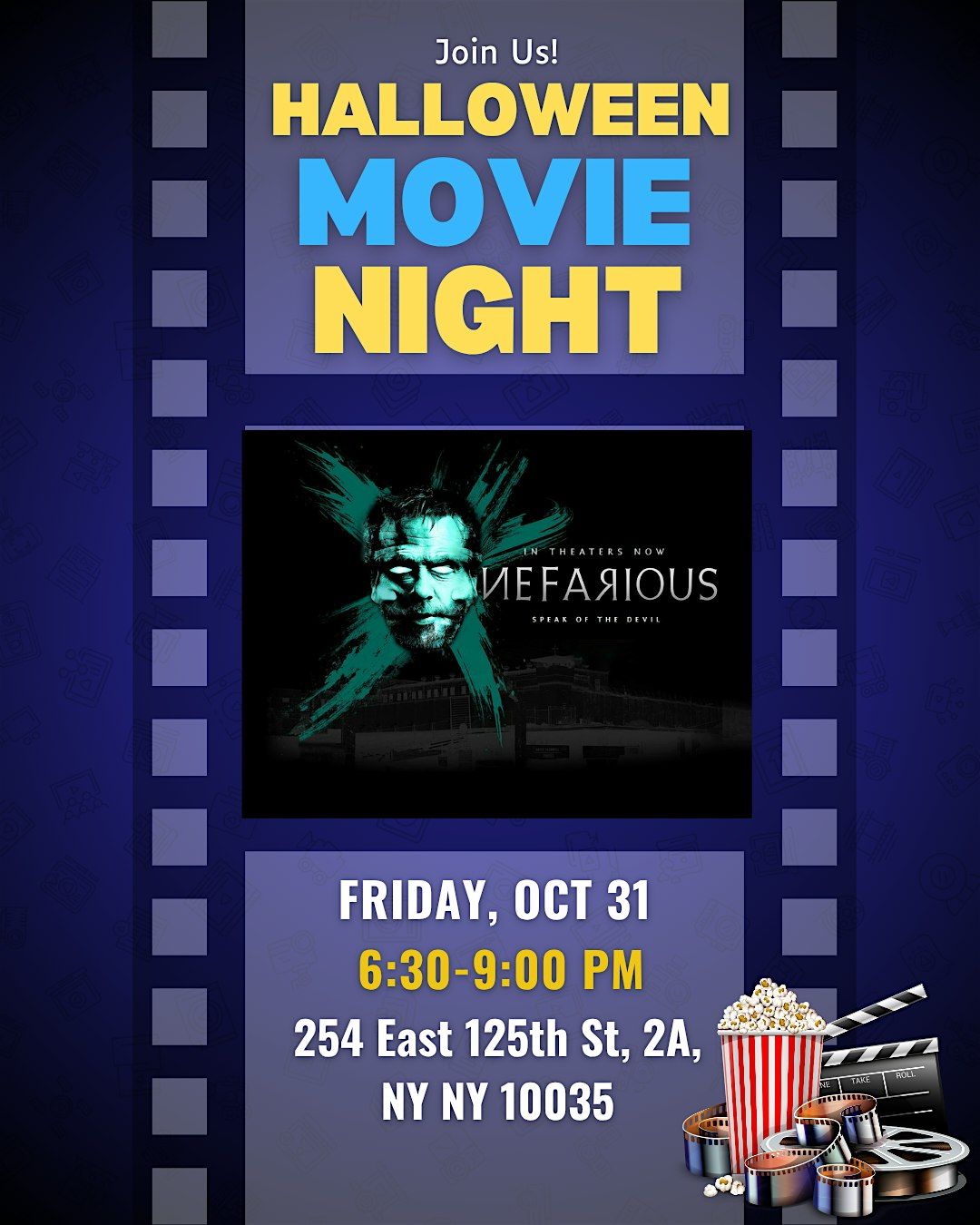 NEFARIOUS: FREE Halloween Movie Screening
