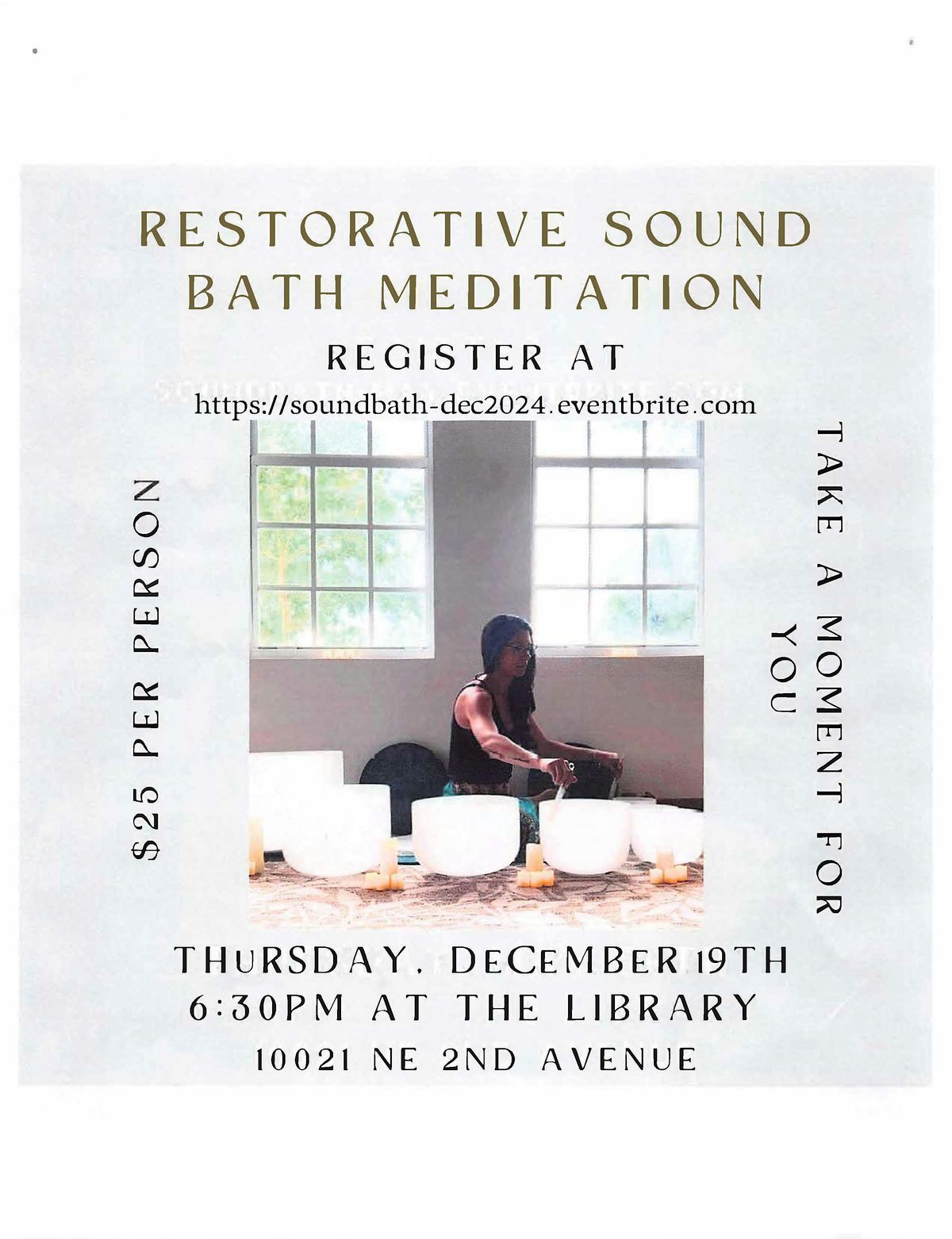 Restorative Soundbath Meditation with Franci Blanco