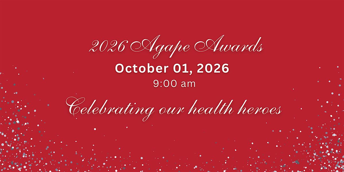 2026  Agape Family Health Awards