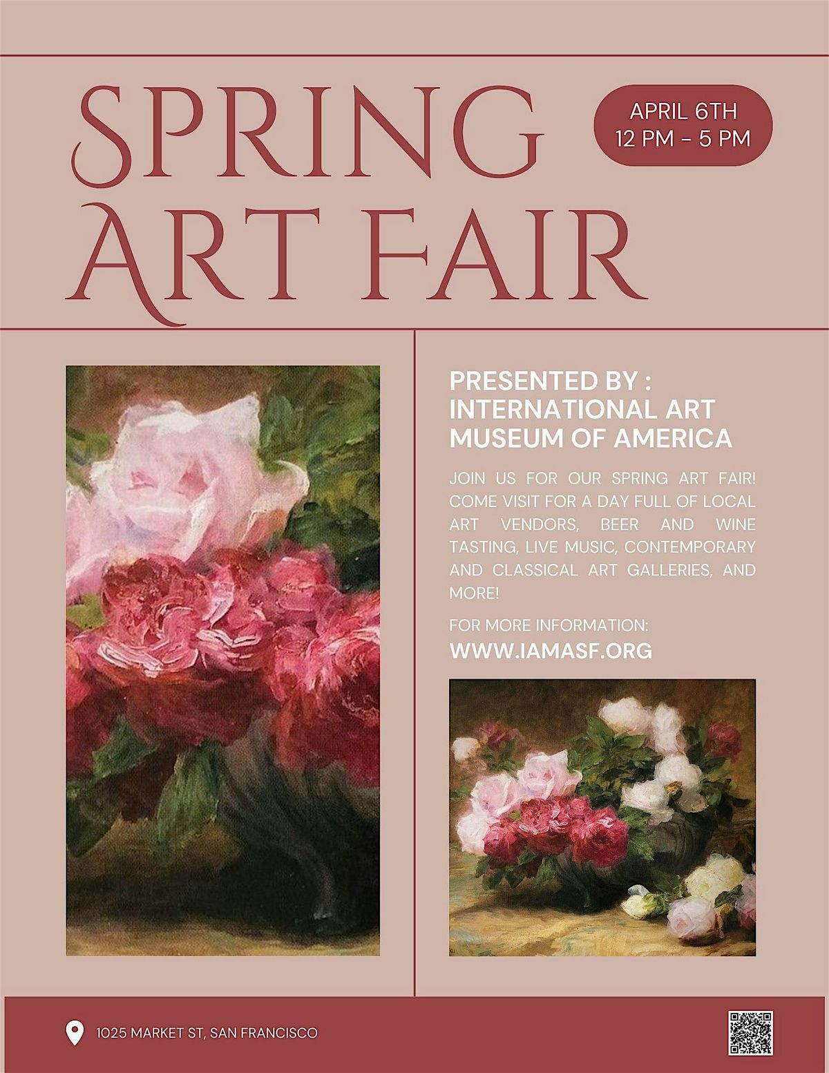 IAMA Spring Art Fair 2025 \u2013 Free Registration!