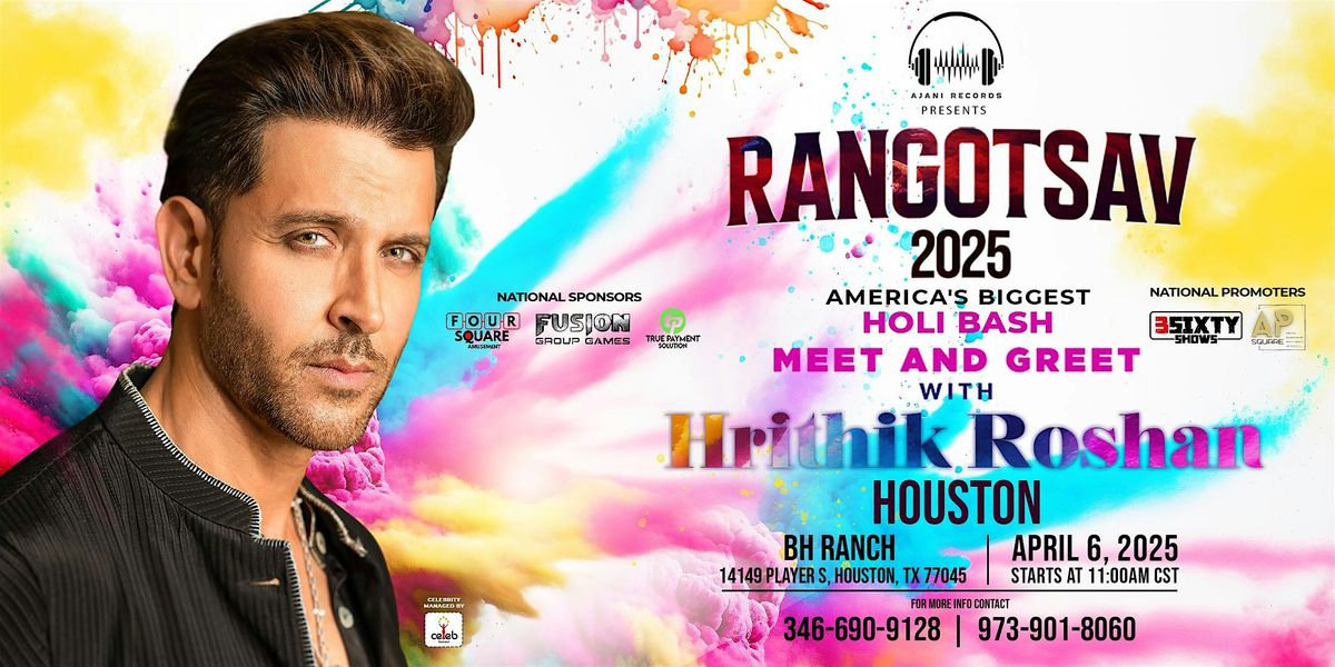 Rangotsav with Hrithik Roshan