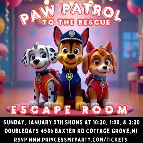 Cottage Grove: Pups To The Rescue! Escape Room 