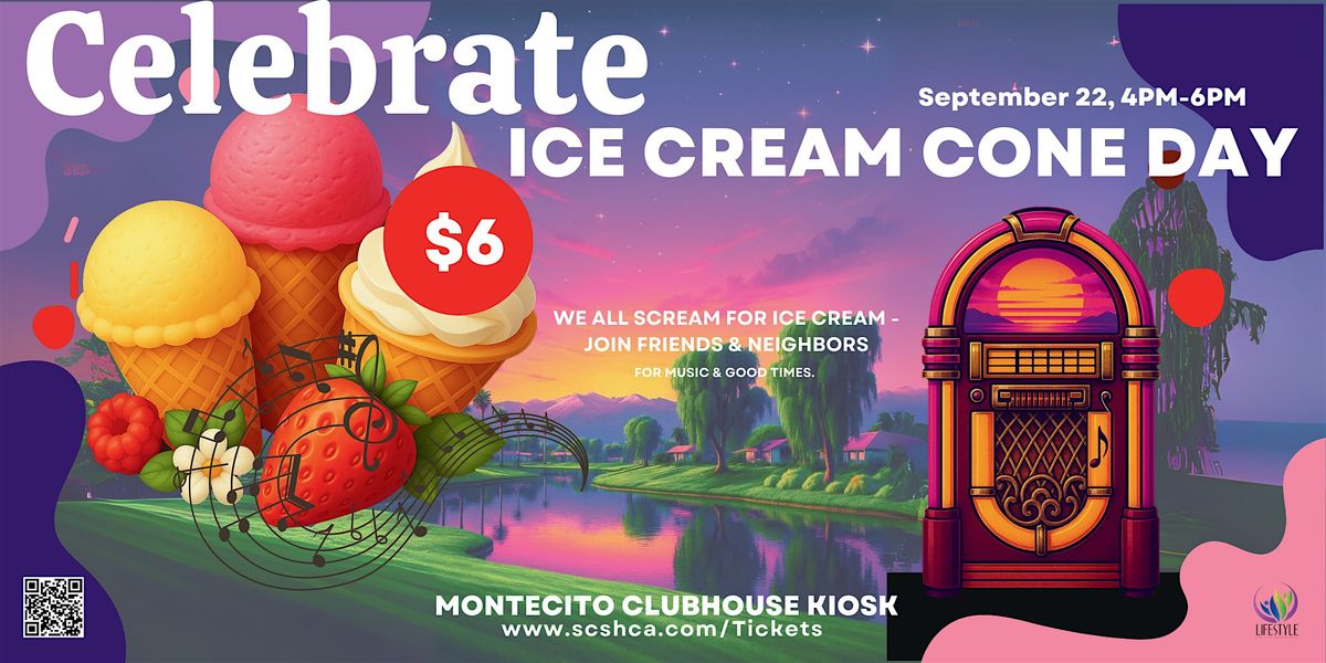 Celebrate Ice Cream Cone Day