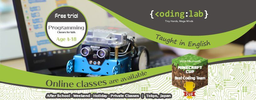 Free Coding Trial (ages 7-9) @Coding Lab Japan