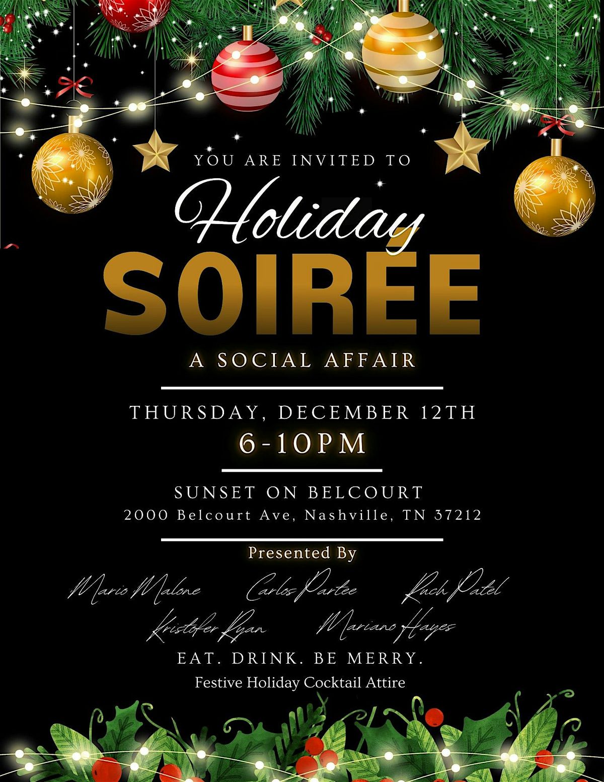 Holiday Soir\u00e9e -A Social Affair-