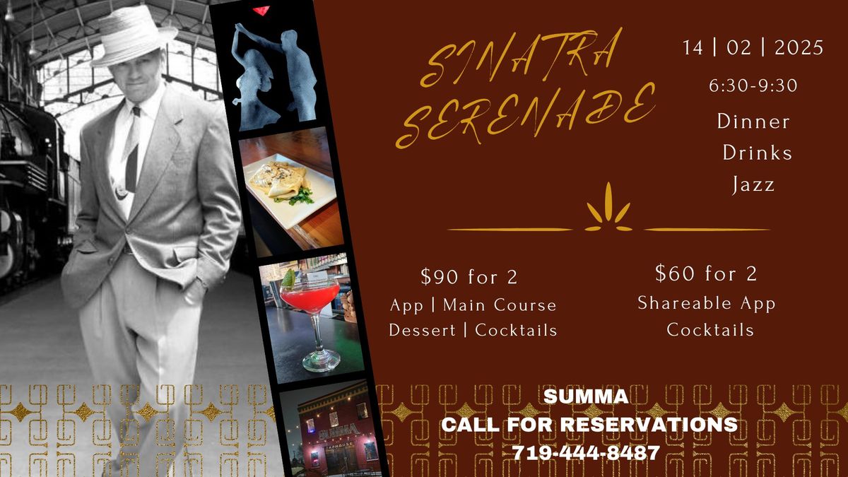 Sinatra Serenade- a Jazzy Valentine Dinner and Show