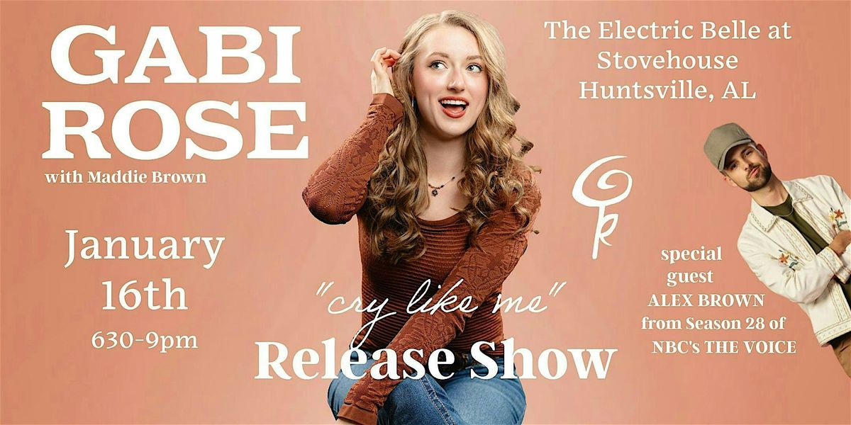 Gabi Rose Debut Single "cry like me" Release Show