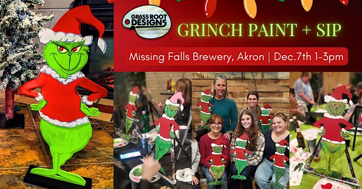 Standing Grinch Paint + Sip | Missing Falls Brewery
