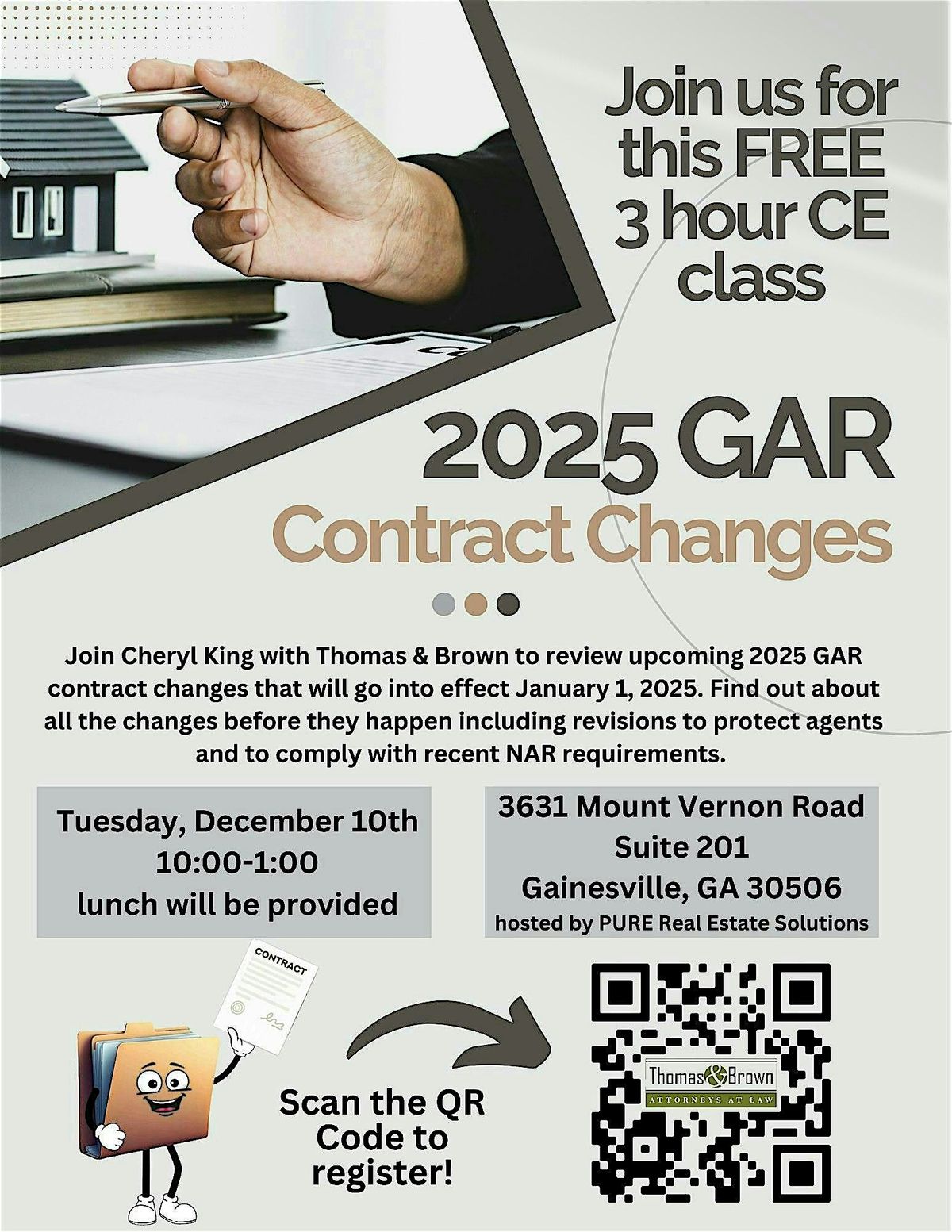 GAR Contracts -2025 - FREE 3 hour CE class