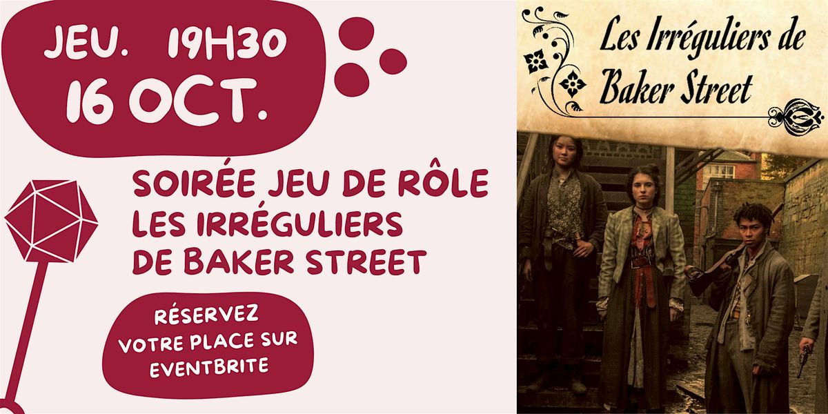 Jeu de r\u00f4le - Les Irr\u00e9guliers de Baker Street