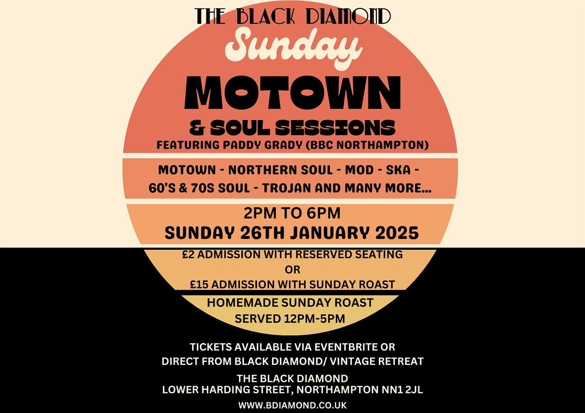 Sunday Motown & Soul Session