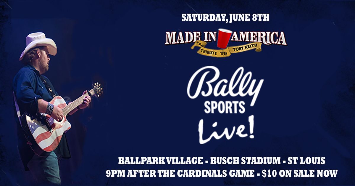 Toby Keith Tribute by Made In America LIVE at Ballys Sports Live St Louis Mo