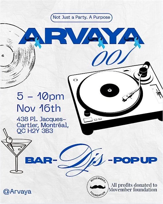 Arvaya 001: Movember edition