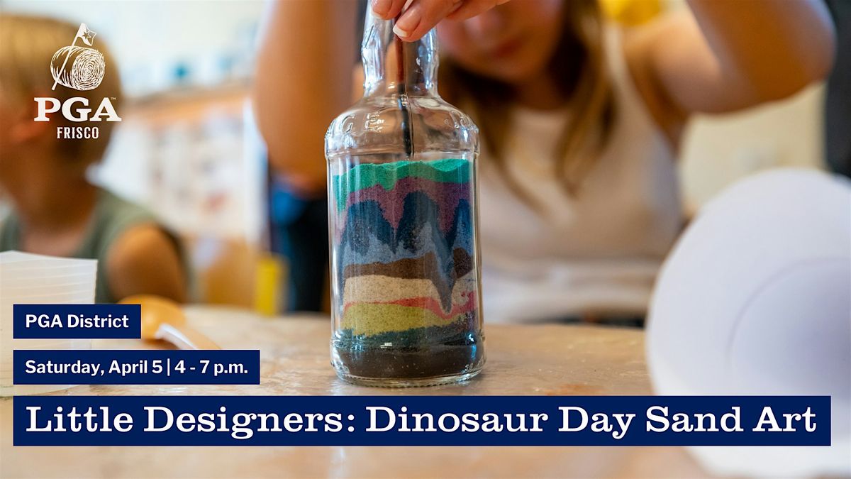 Little Designers: Dinosaur Day Sand Art