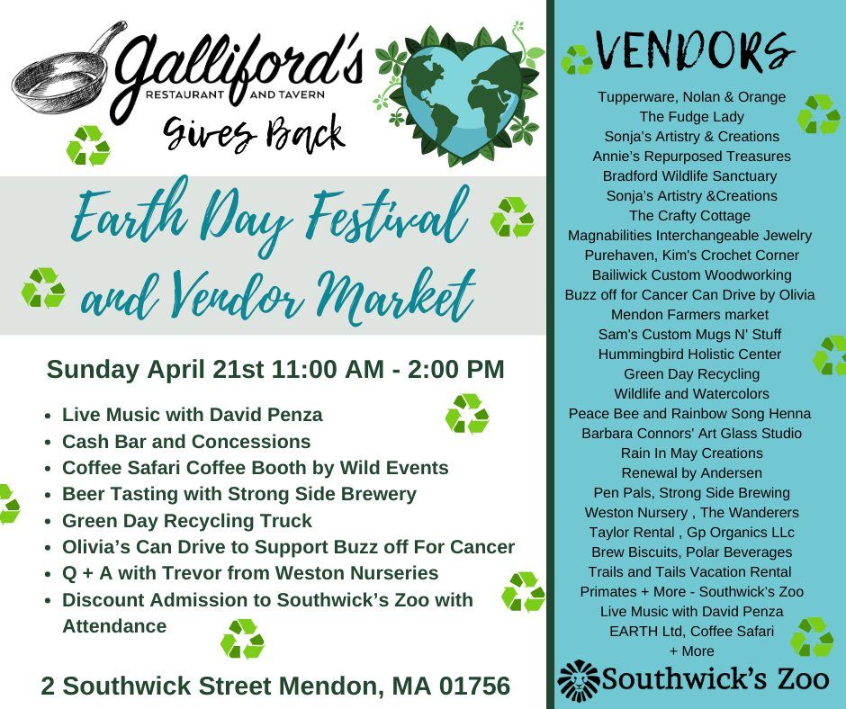Galliford's Gives Back - Earth Day Festival and Vendor Market