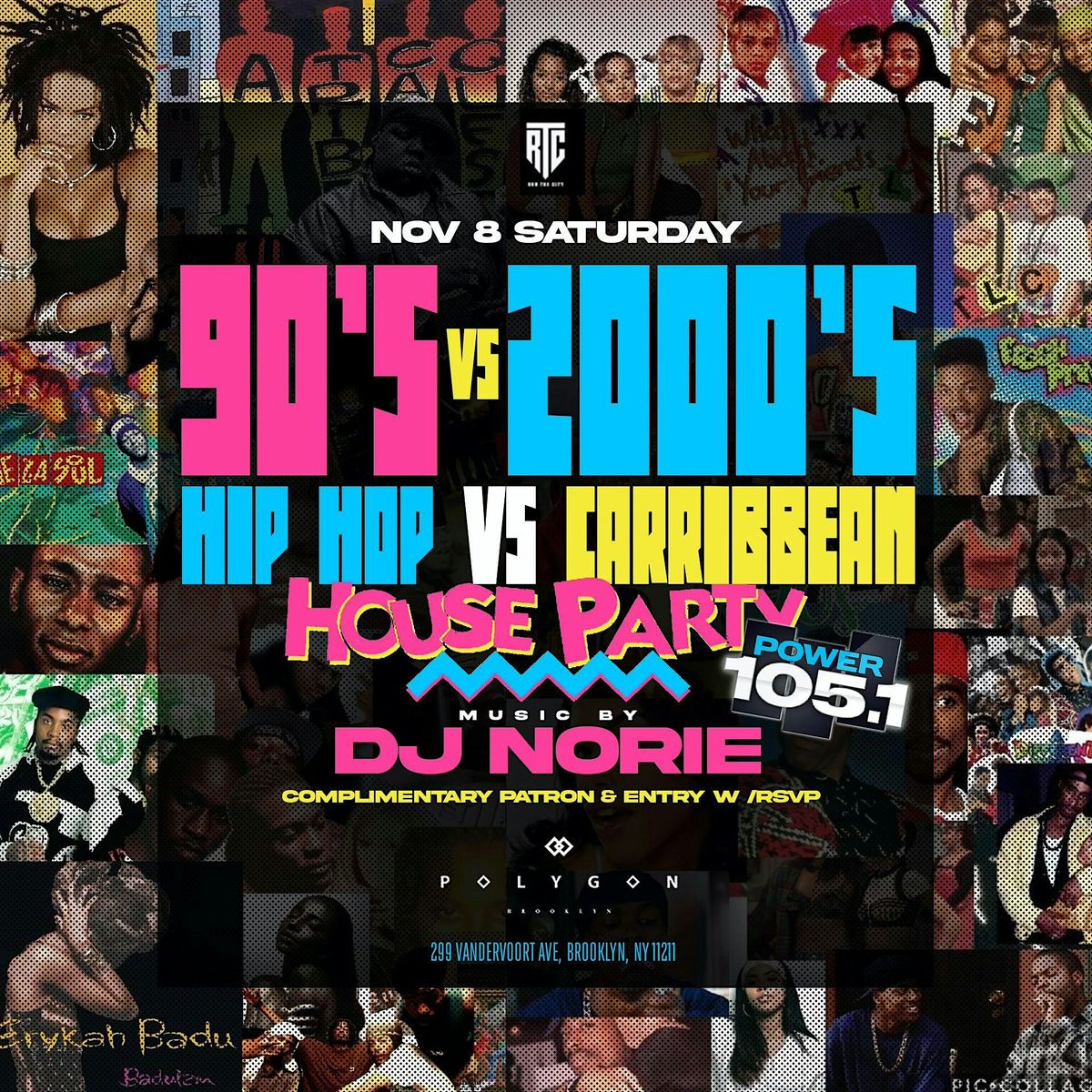 90s vs 00s Throwback Party at Polygon: Free entry with RSVP